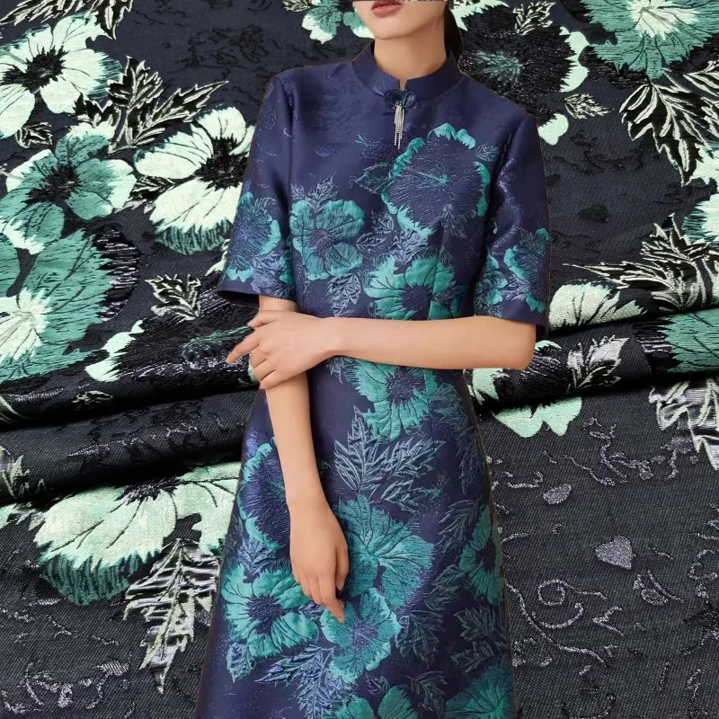 

Пряжа, тканая жаккардовая ткань, парчовое платье Cheongsam, одежда Hanfu, ткань для шитья одежды своими руками, материал на метр