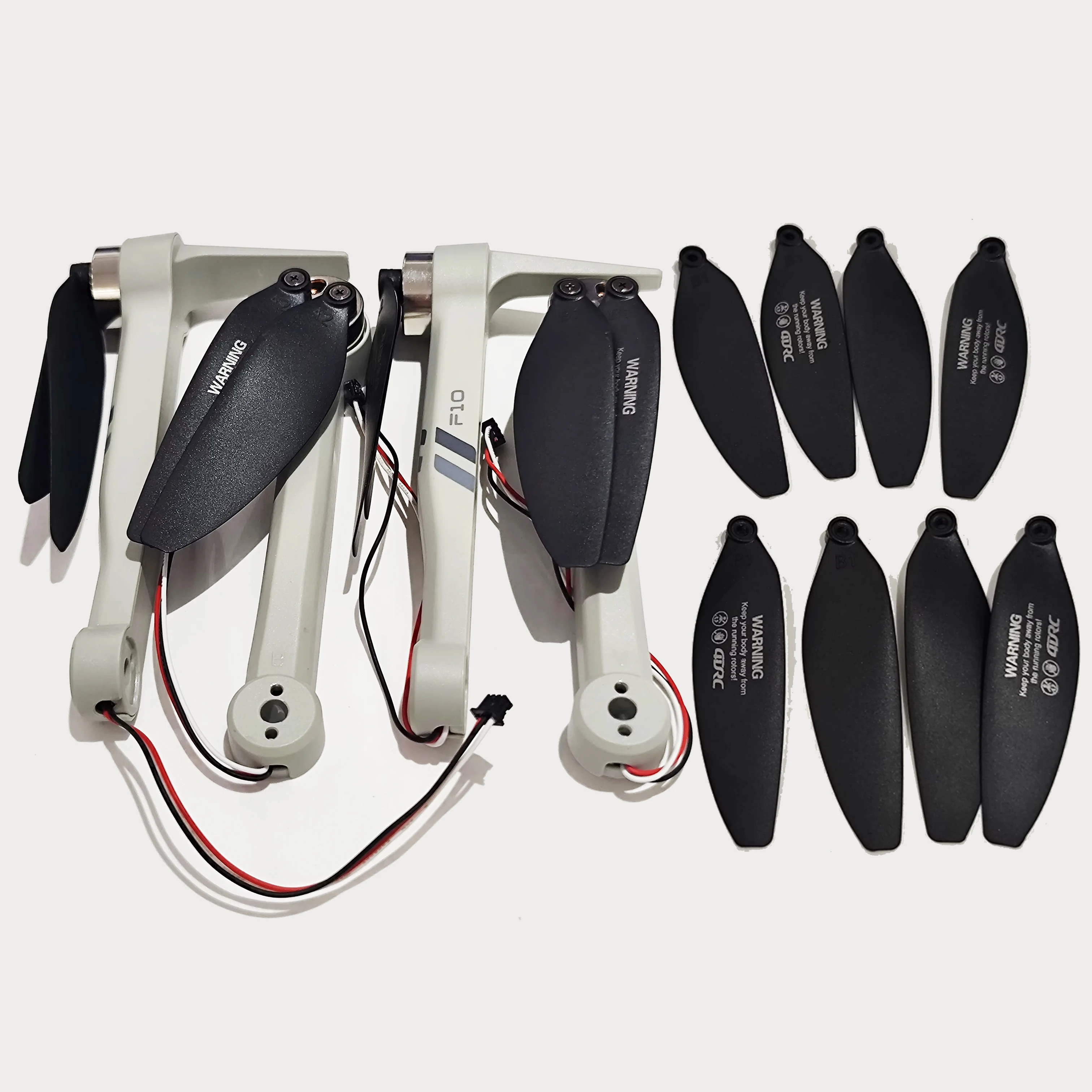 

4DRC F10 Brushless Drone Spare Part Kit 4D-F10 Full Arm Set with Propeller Blade Replacement Accessory