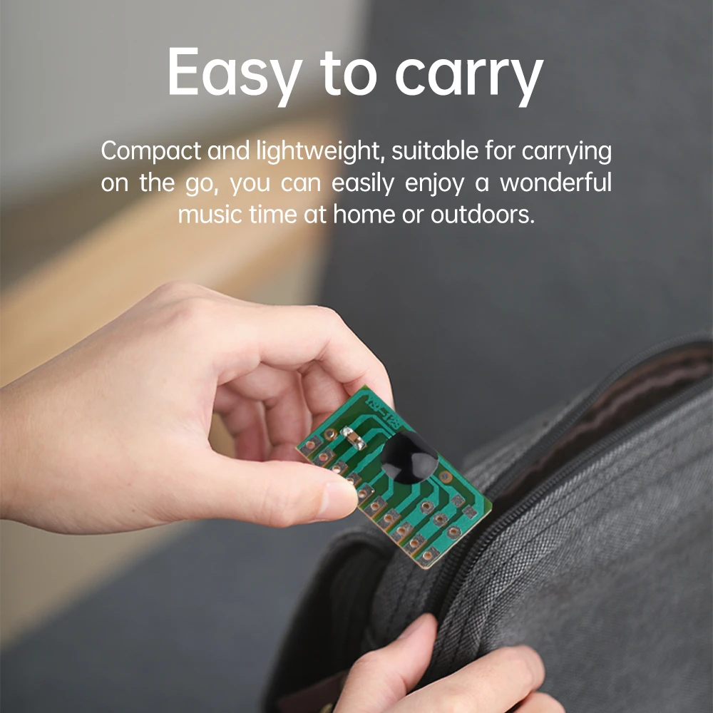 Built-in 12 Children'S Songs Music Module With LED Flashing 12 English Music With LED Scintillation Module DC3-5V