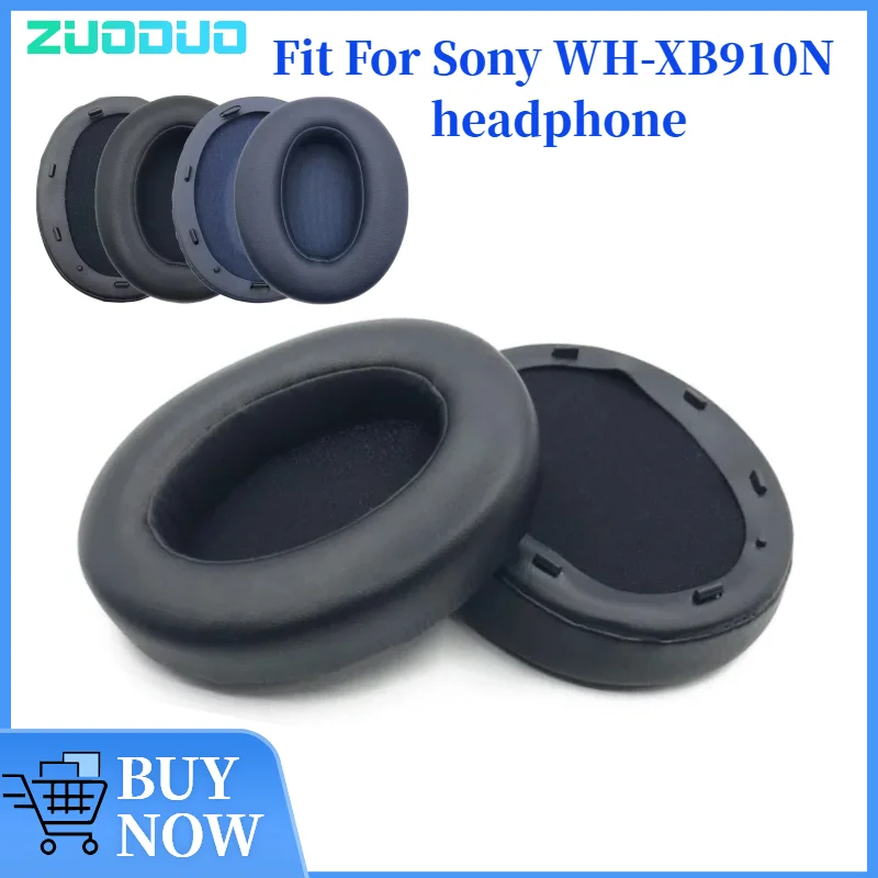 

ZUODUO 1 Pair Replacement Foam Ear Pads Pillow Cushion Cover for Sony WH-XB910N Headphone Headset