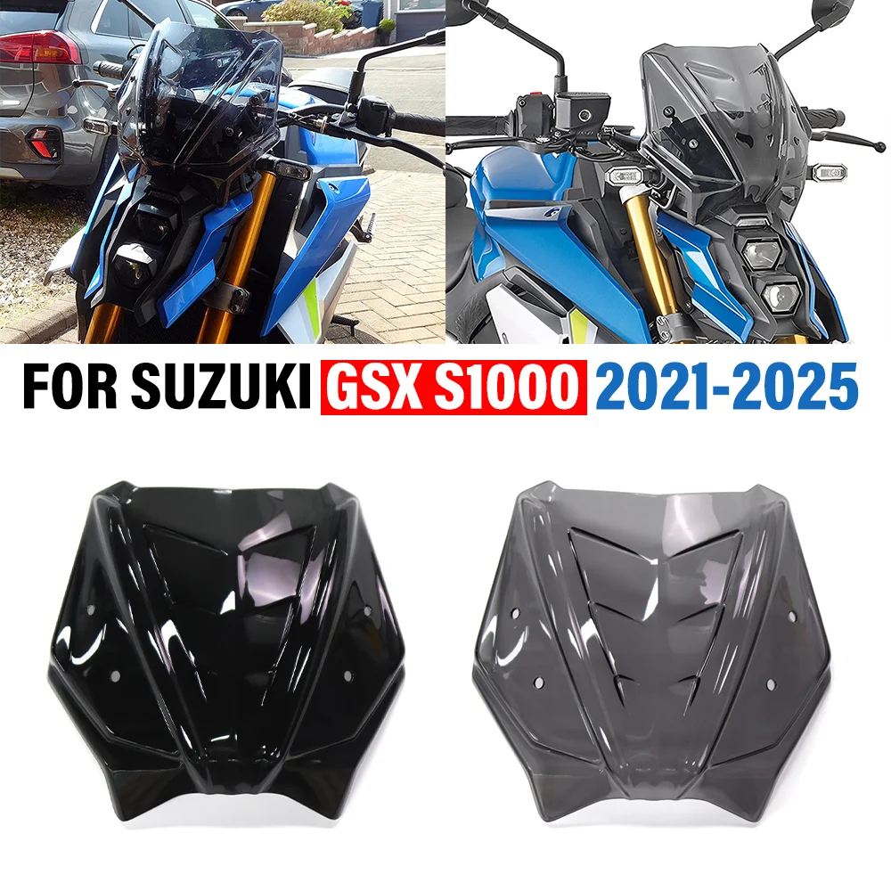 FÜR SUZUKI GSX-S1000 GSXS1000 GSXS GSX-S 1000 2021-2025 2024 Motorrad Windschutzscheibe Windschutz Windabweiser Schild Bildschirm Viser