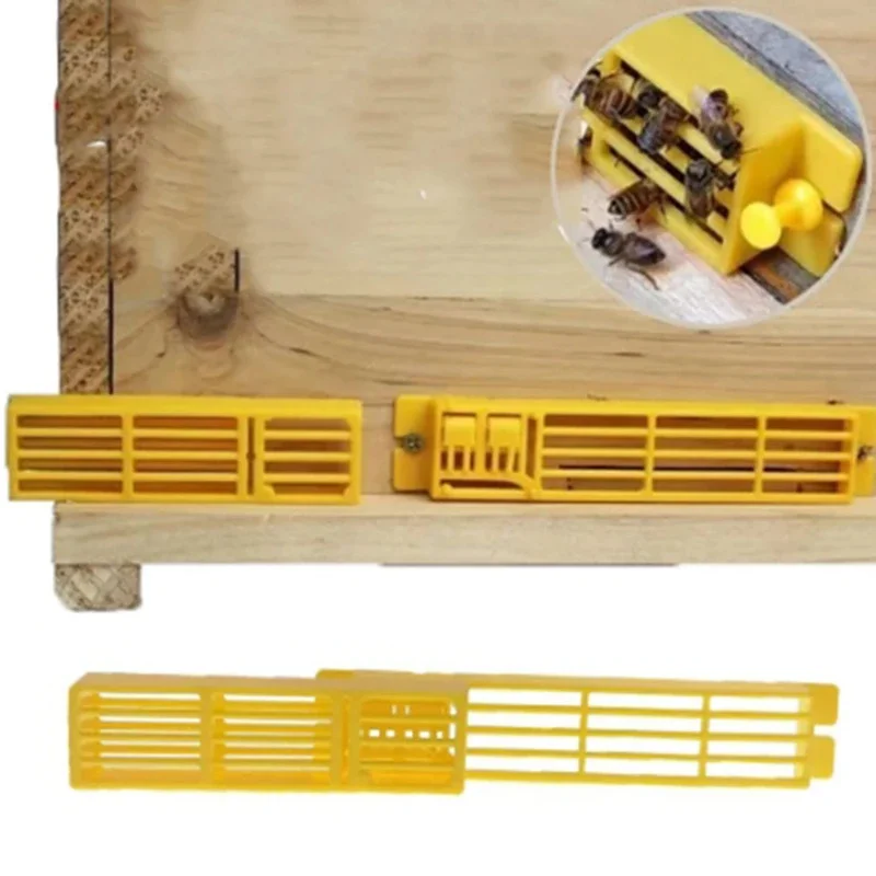 

New Design Small Bee Queen Entrance Gate Anti Flying Reducer Closer Porch Hive Beekeeping Supplies Apicultura Tools Supplies