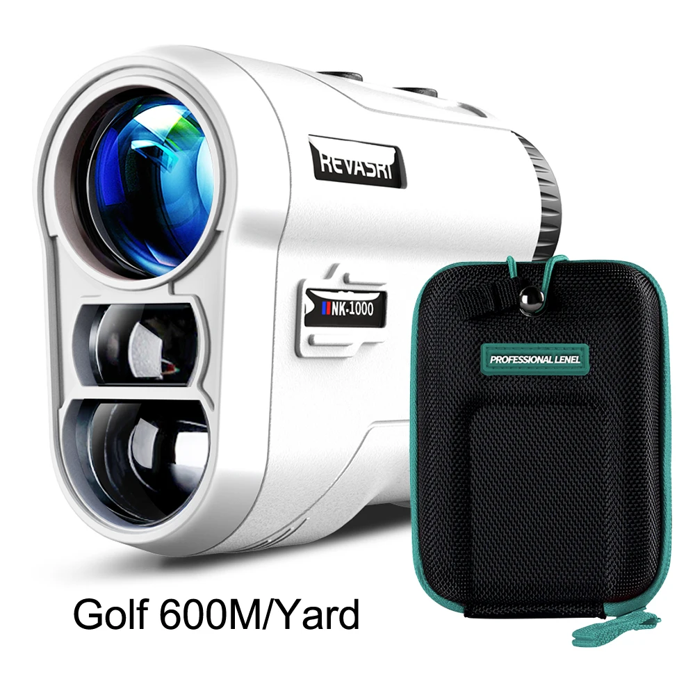 REVASRI Golf Laser-afstandsmeter 600M Telescoop met Flag-Lock Helling Pin Afstandsmeter voor 1000M Camouflage Jacht Monoculair