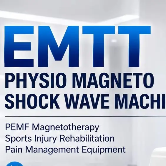 2 in 1 PEMF Magneto & Shock Wave Physiotherapy Machine, Pain Relief Tissue Repair Equipment for Orthopedics Rehabilitation
