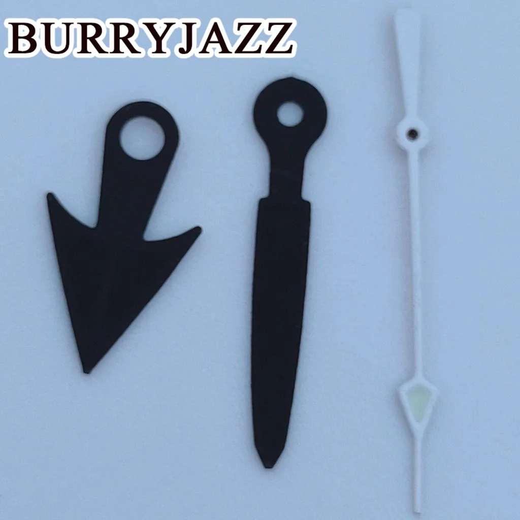 BURRYJAZZ NH35 NH36 NH38 7S26 7S36 4R35 4R36 Watch Hands Black White Black Yellow Hands Green Luminous