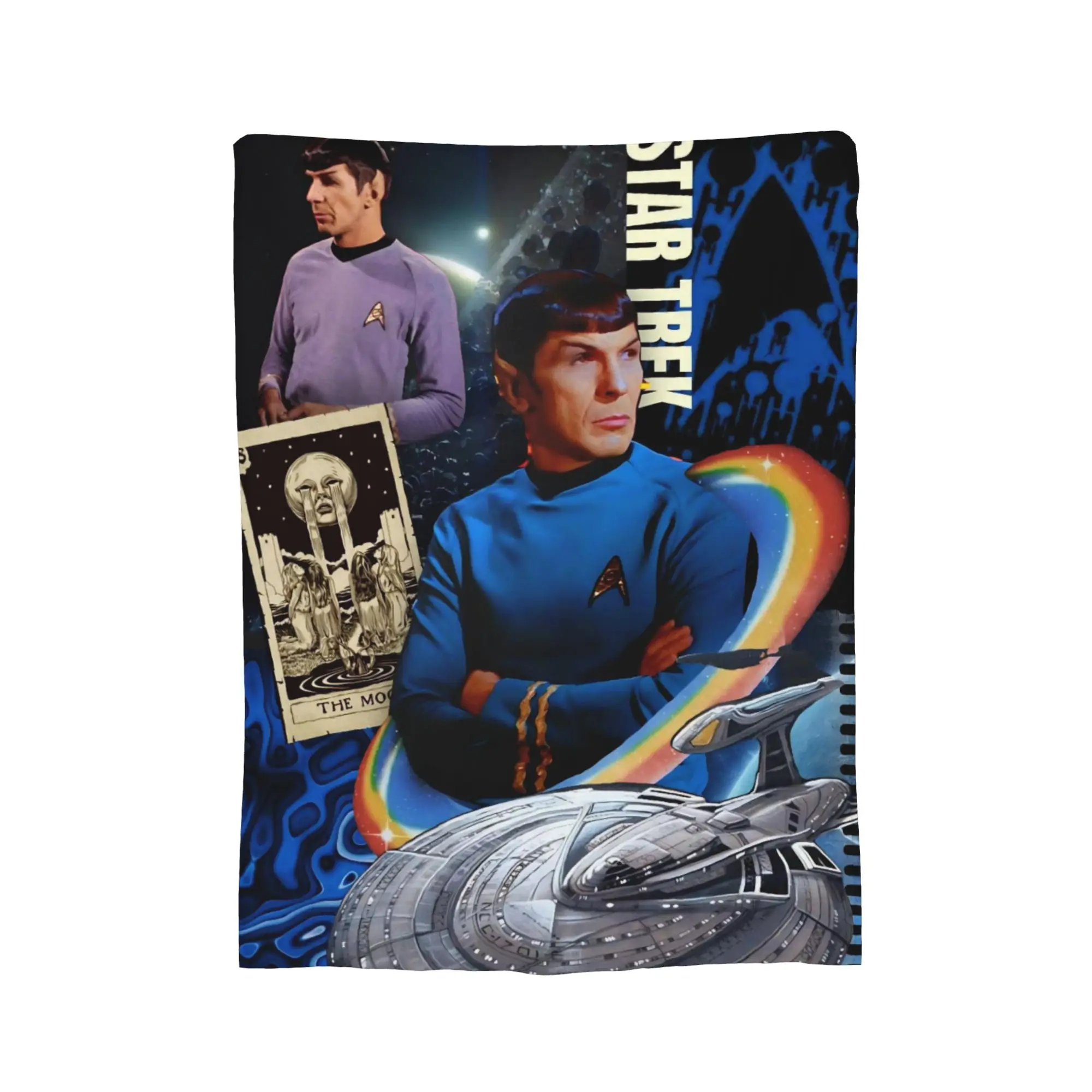 Stars Treks Throw Blanket for Couch  Fuzzy Soft Plush Blanket 50x60 Inches Multiple Sizes Bedspread for All Seasons