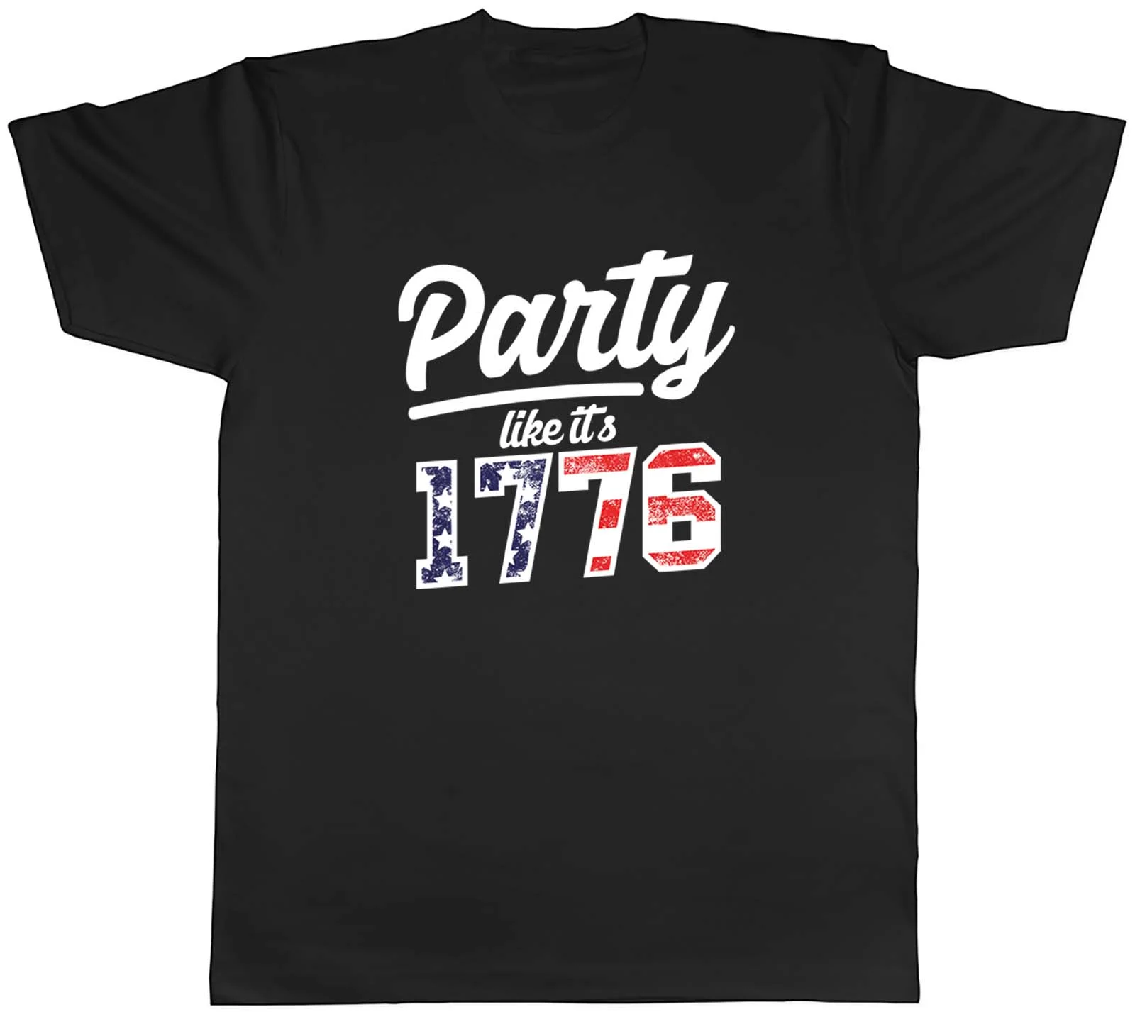 Unisex T-Shirt: 'Party Like It's 1776' Men's American-Independence Day Gift Tee