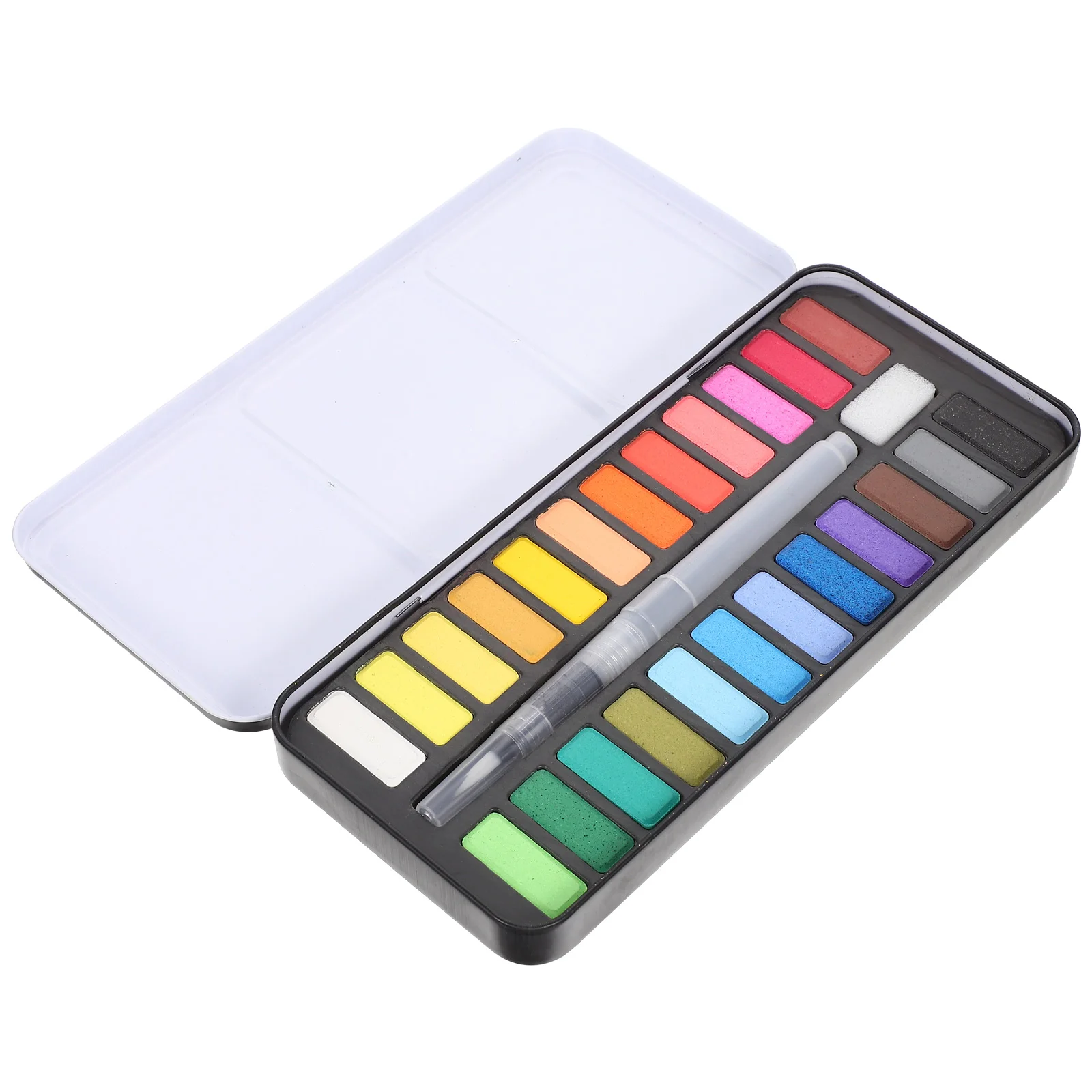 

Solid Watercolor Draw Supply Convenient Kit Paint Professional Valet Set Multi-function Gouache Accessory Travel