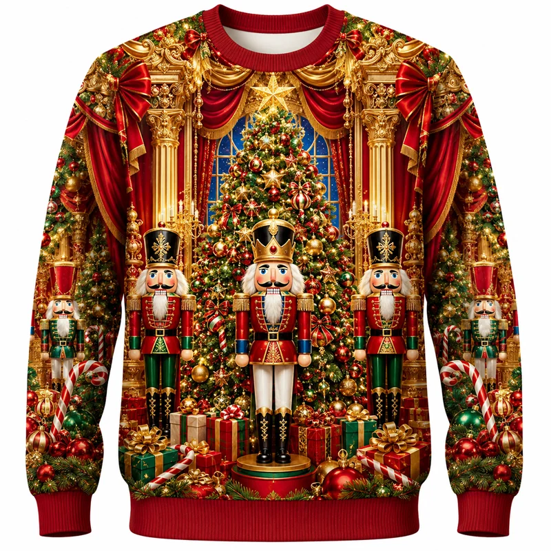 เสื้อสเวตเตอร์คริสต์มาสลายแปลก - Men'S Fashion Xmas Party บทวิจารณ์และราคา