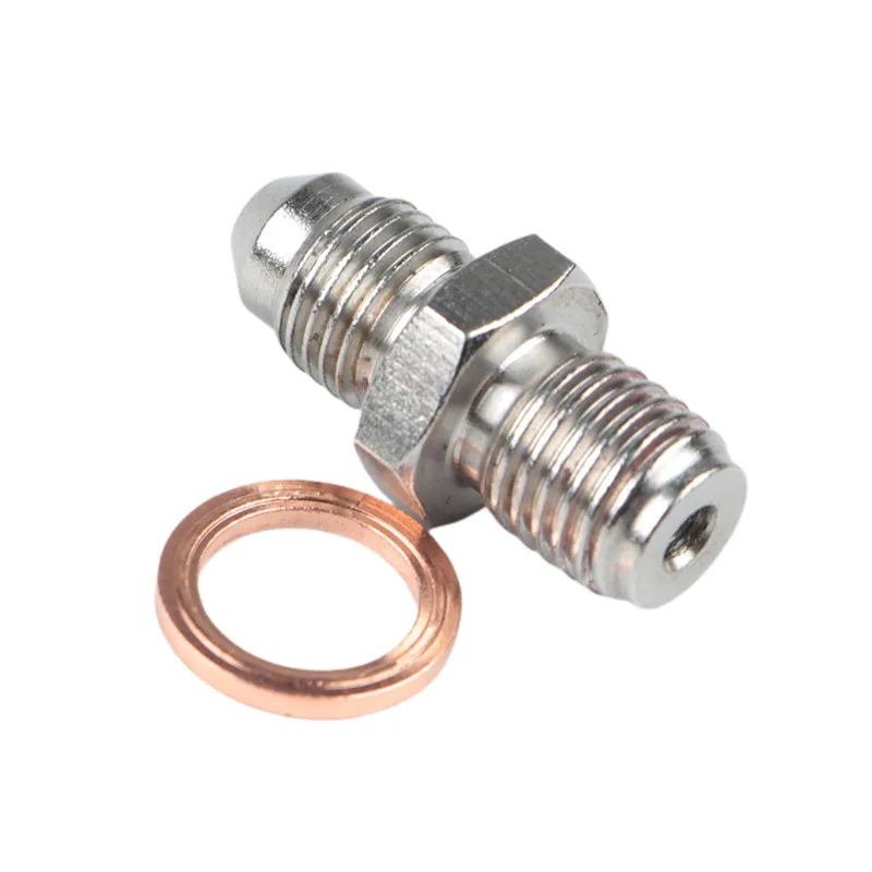 

1 Piece Motorcycle Brake Hose Oil Bolt M10 Metric 1.0mm / 1.25mm Turn Imperial 8/3 Inch Brake Hose Bolt