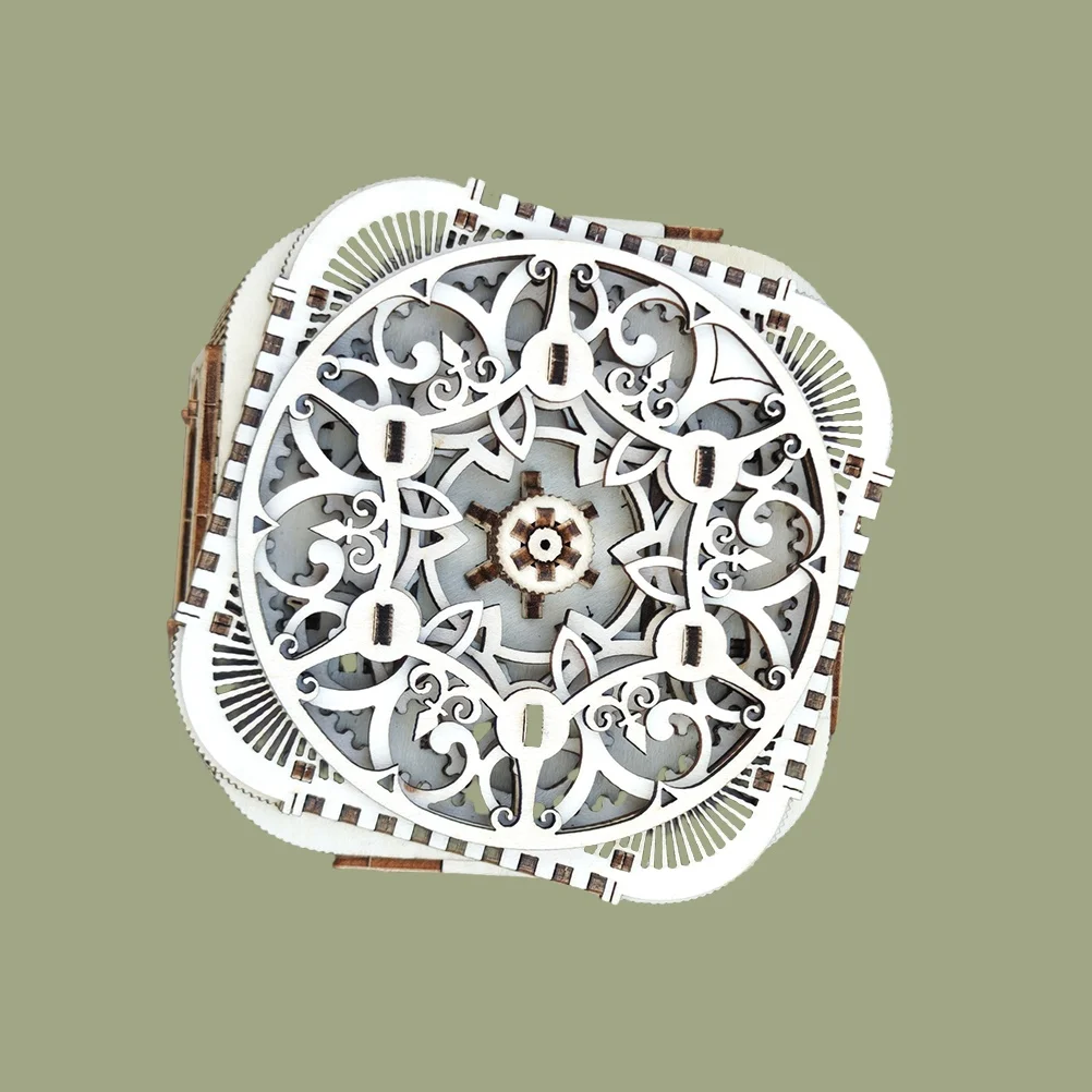 DIY 3D 宝箱木製パズルゲーム組み立てギフトギフト大人のビルディングブロック宝箱