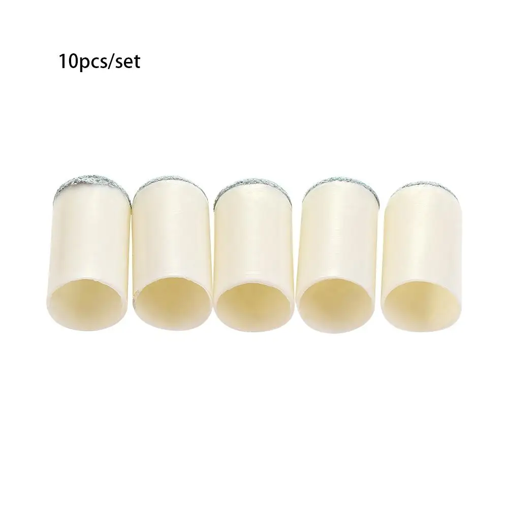 10Pcs Slip-On Repair Rod Scrub Bar Game Billiard Accessories Billiard Cue Head Cover Replacement Tips Snooker Tip Protector