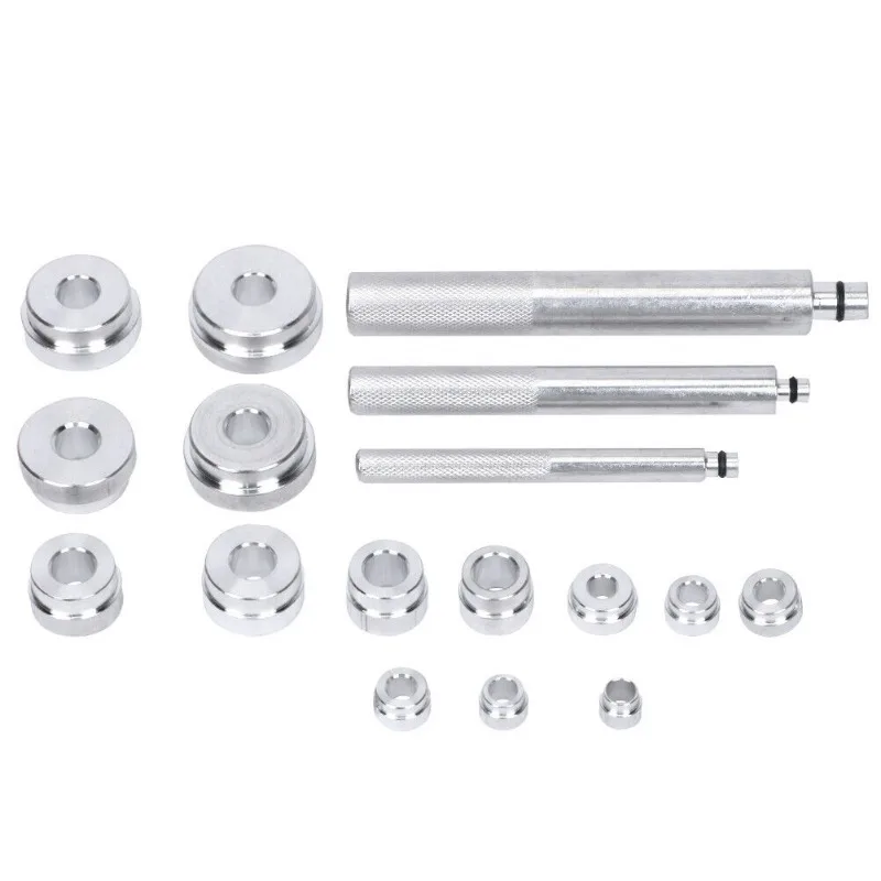 17pcs Wheel Bearing Race Seal Bush Driver Set 17pcs Small Bearing Extractor Bearing Pads Installation and Disassembly