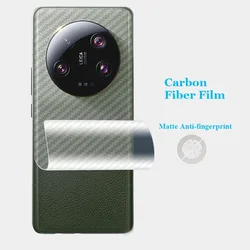 For Xiaomi 17 15 15T 15s 14T 14 13 13T 12 12S 12T 12X Pro Lite Ultra 3D Carbon Fiber Back Film Stiker Screen Protector