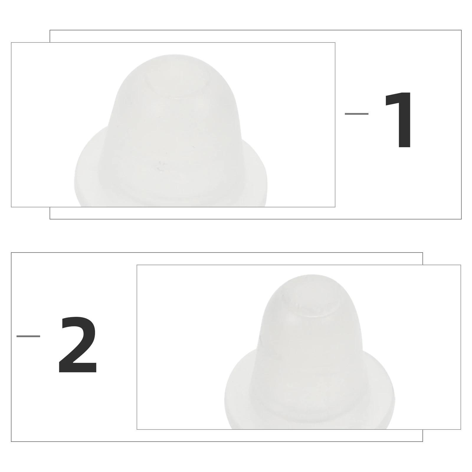 

200Pcs Silicone Tattoo Ink Cups U-Shaped Spill Proof Disposable Pigment Holders for Cosmetologists Tattoo Supplies