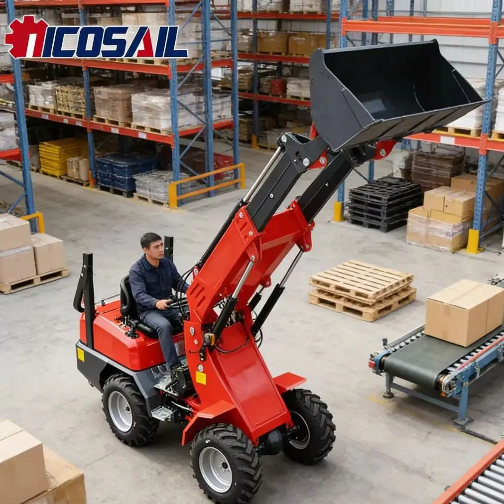 Chinese telescopic arm wheel loader, small remote control loader, 100% high-quality telescopic loader