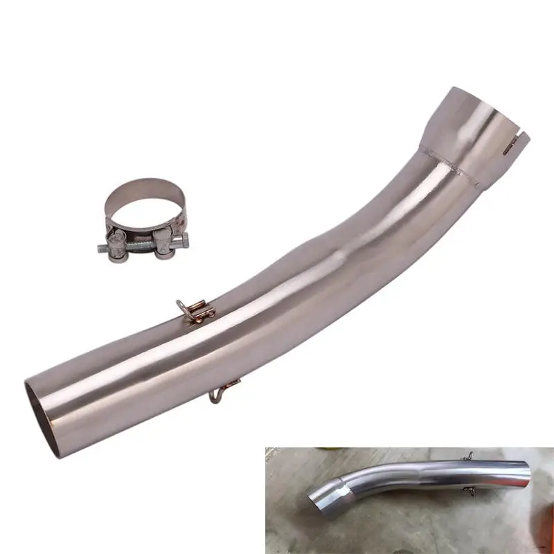

For Ducati Monster 821 1200 2020-2023 Motorcycle Exhaust System Middle Link Pipe Stainless Steel Connect 51mm Muffler
