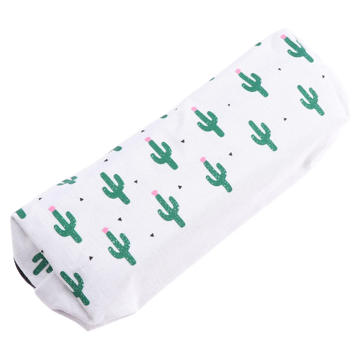 

Cactus Pen Bag Pencil Case Canvas School Supplies Small Fresh Washable Zipper Kids Stationery Organizer