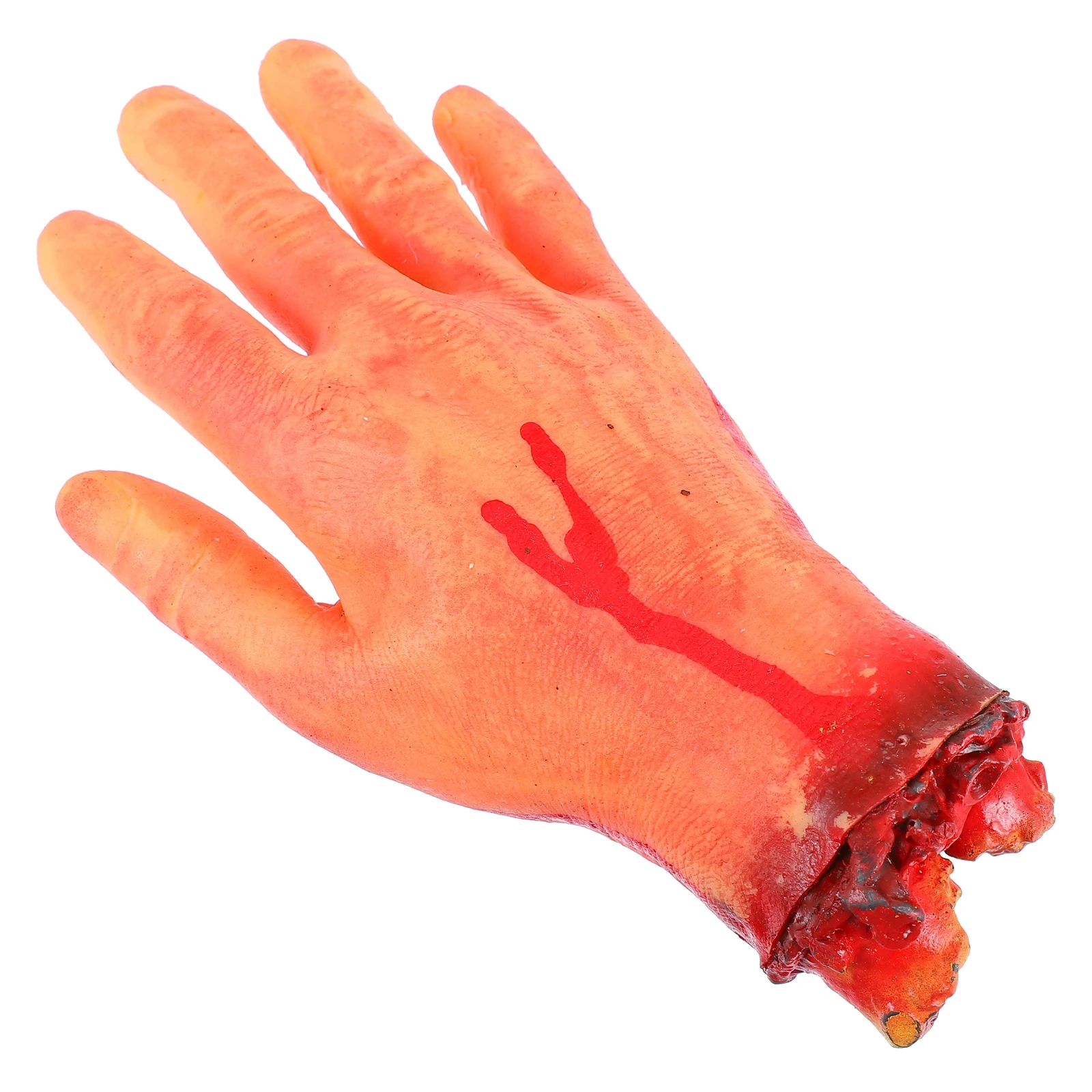 1Pcs Bloody Hand Props Simulated Prosthetic Hands for Halloween Party Supplies Trick Scary Pranks Tools Creative Fake Hand Foot