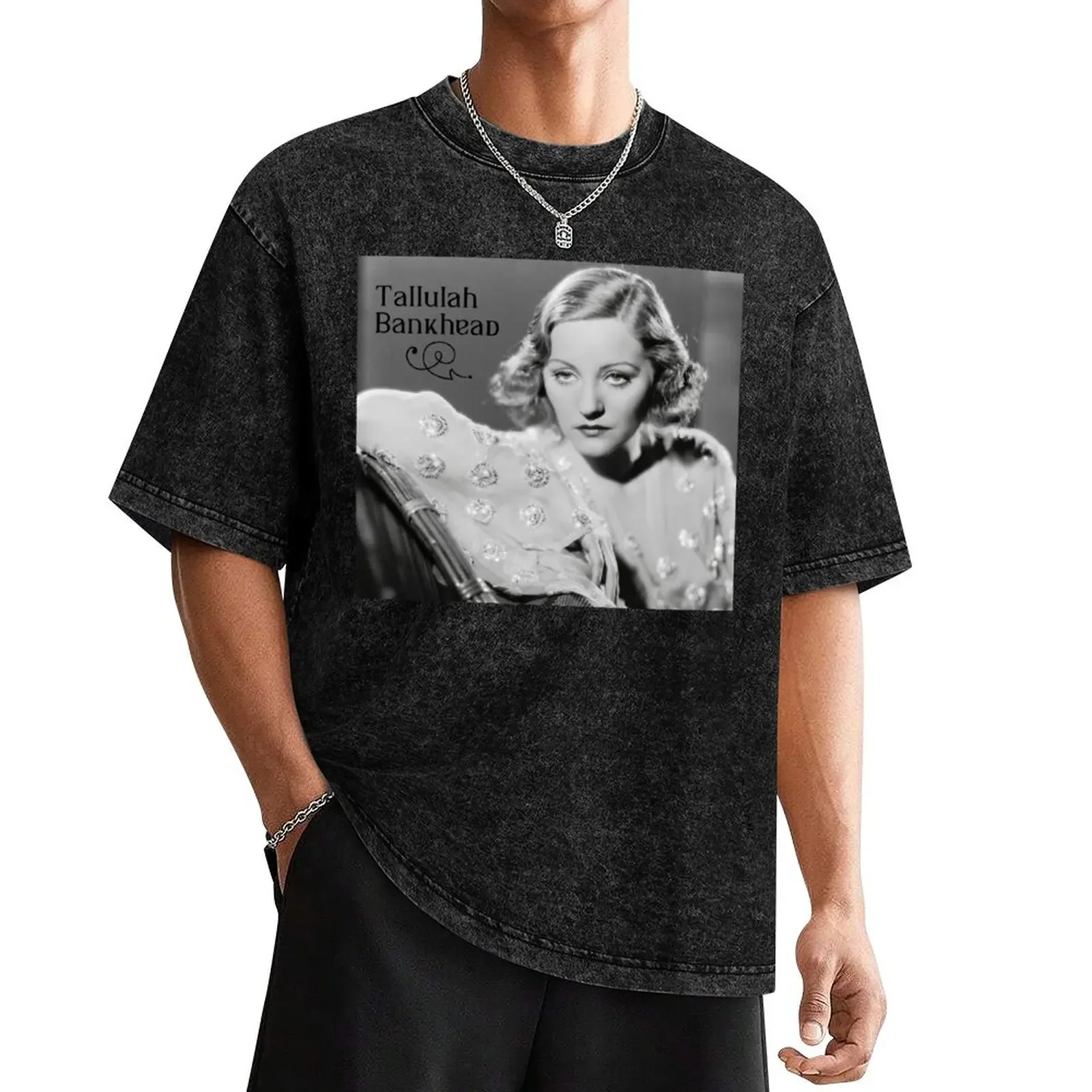 

Tallulah Bankhead T-Shirt Short sleeve tee summer tops anime clothes new edition mens fashion