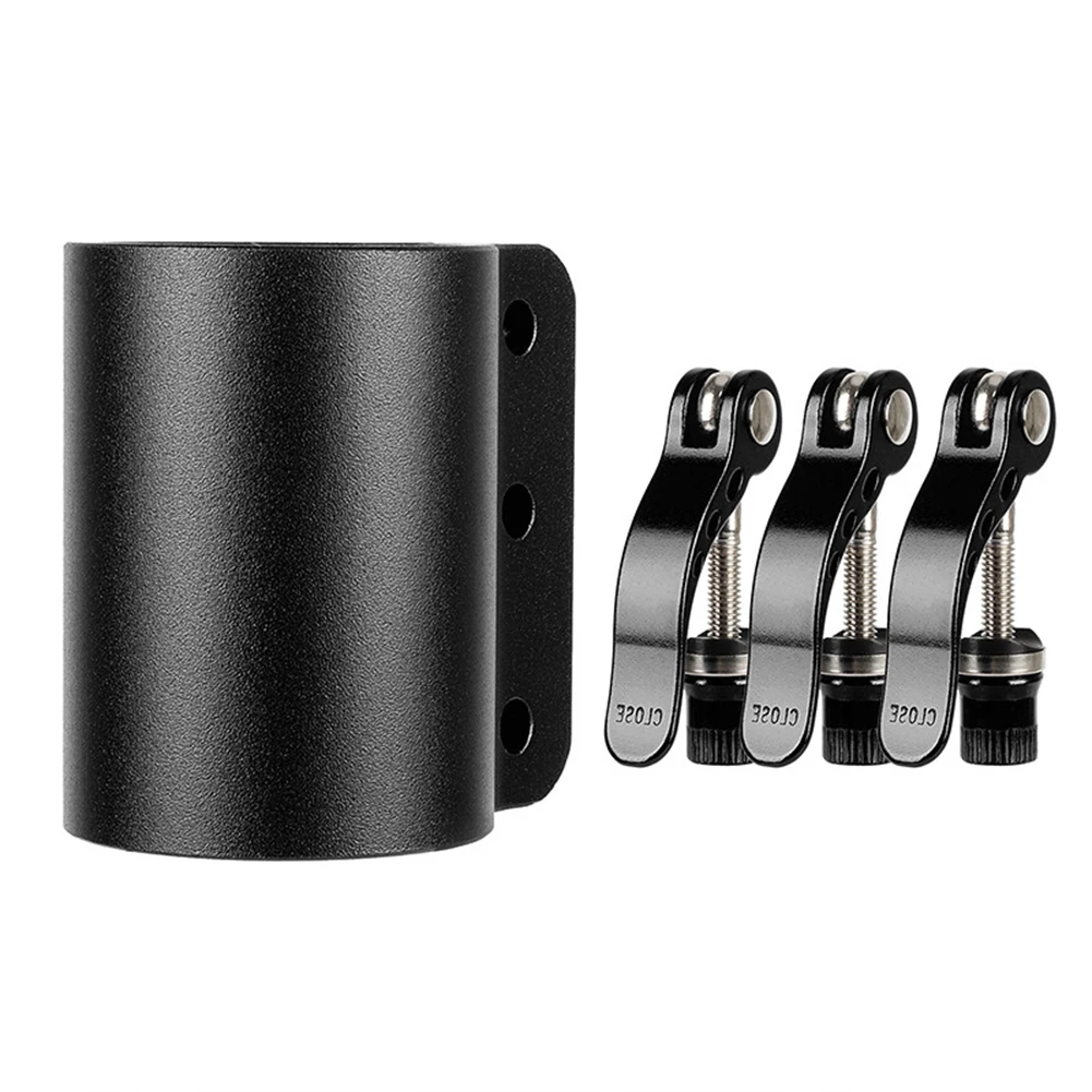 مشبك سكوتر إلكتروني قفل سريع التحرير لركوب آمن، مادة عالية الجودة، تصميم خفيف الوزن، سبائك الألومنيوم، حجم صغير