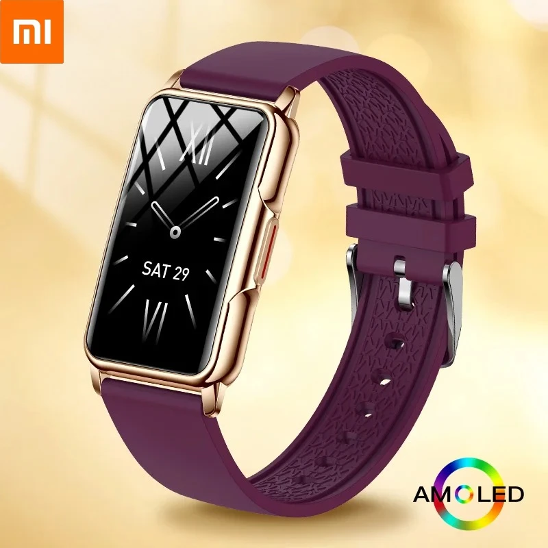 Xiaomi Fashion Smart Watch Ladies Message Push Blood Pressure DIY Custom Dial Sports Bracelet Waterproof Men Smartwatch Women