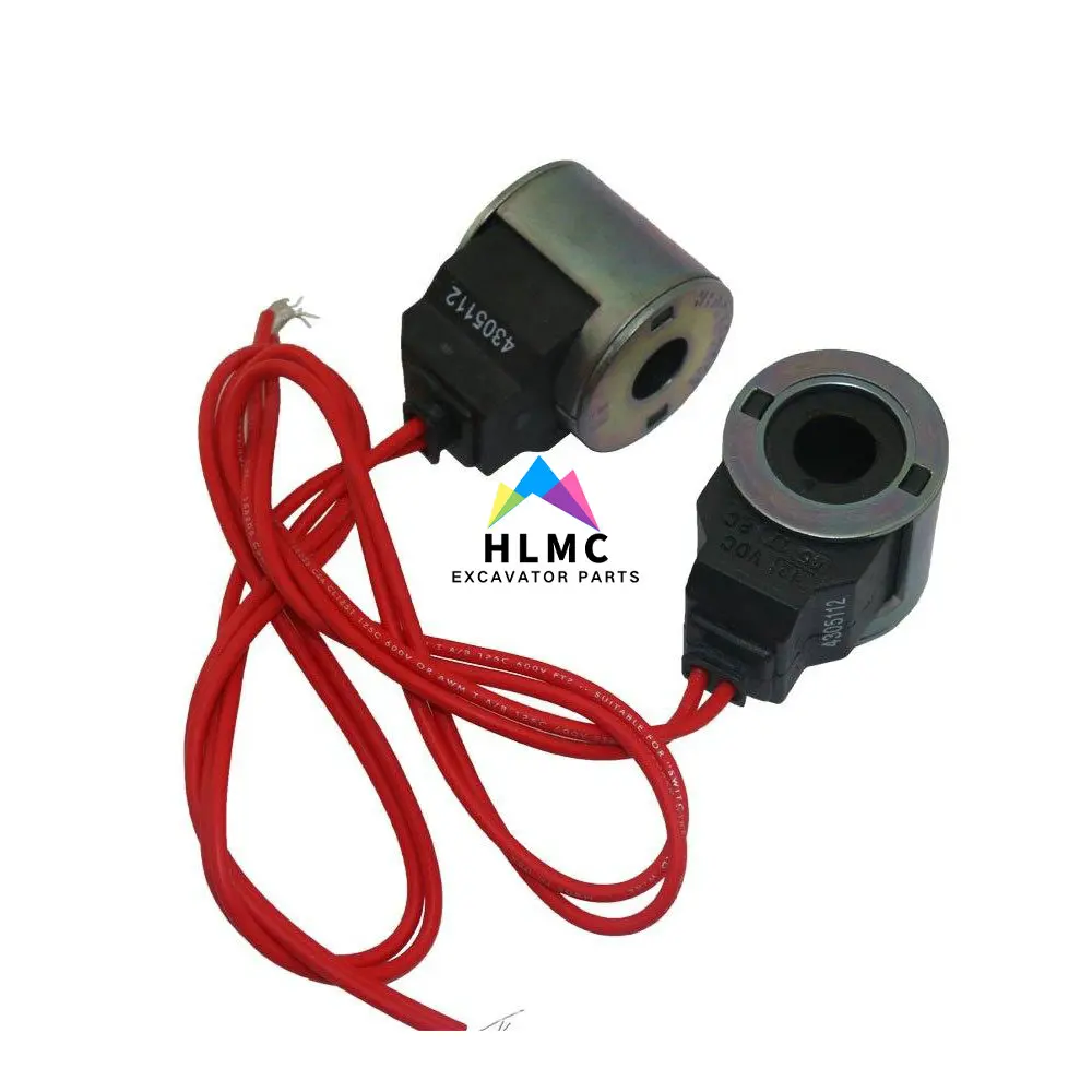 Excavator Part Solenoid Valve Coil For Hydraulic Pump 4305112 12VDC RTS For HYDRAFORCE