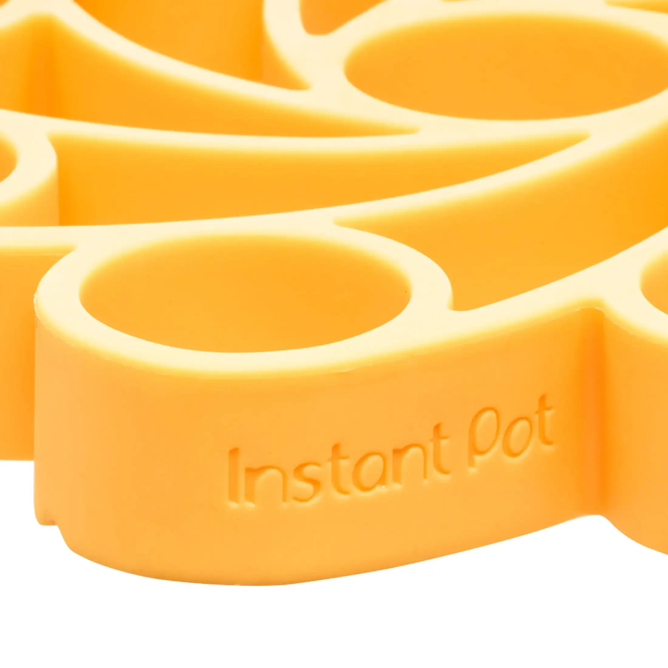 Instant Pot Egg Rack Official Silicone Accessory, Compatible with 6-quart and 8-quart Cookers in Yellow