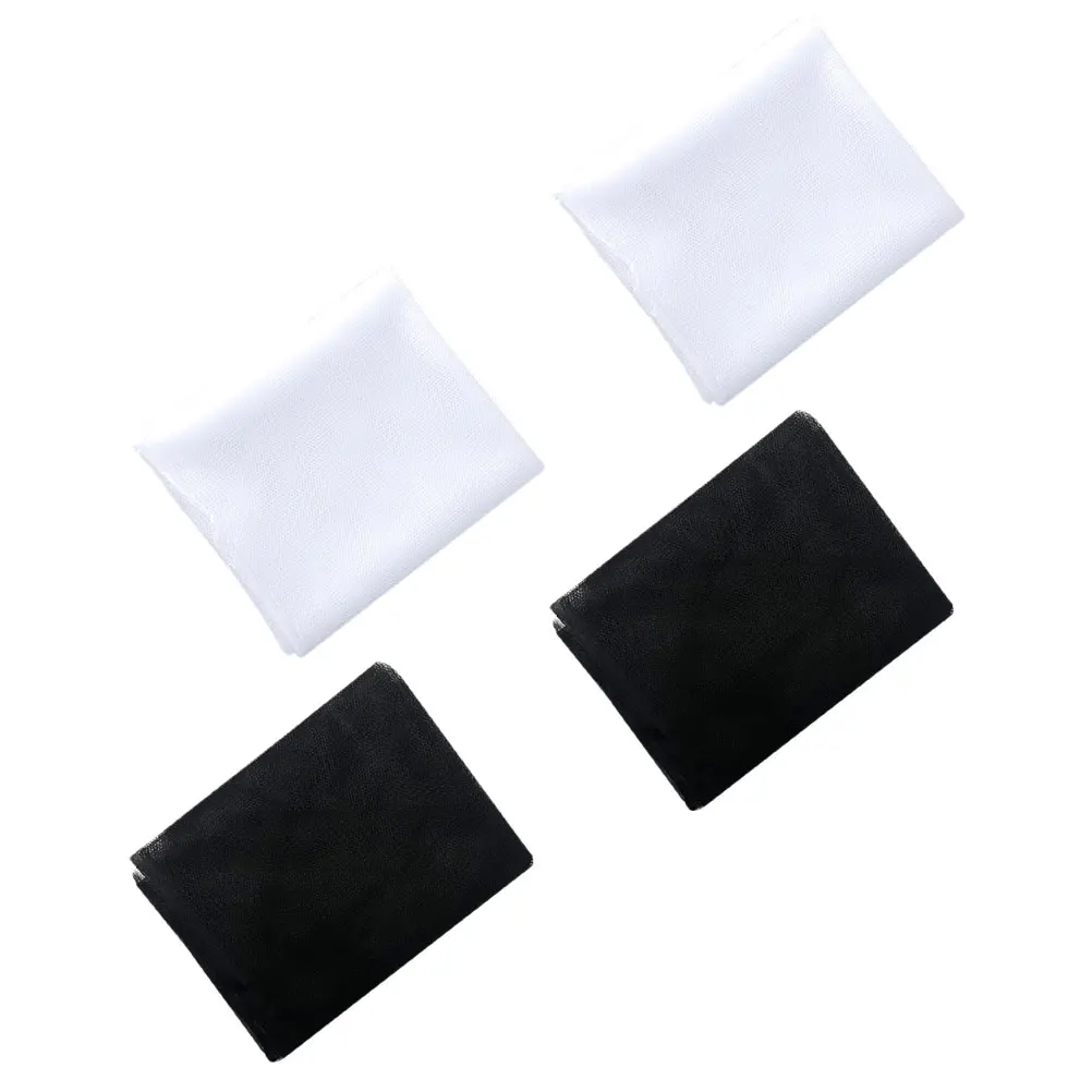 

4 Pcs Net Fits Anti-Mosquito Screen Window Self-adhesive Heavy Duty Mesh Curtain Nylon