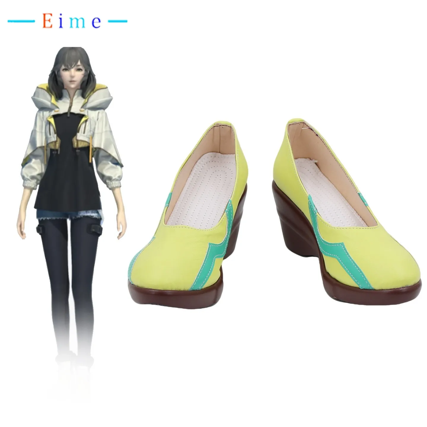 Chaussures de Cosplay sphène FF14, accessoires Anime, bottes de carnaval d'halloween, accessoires de jeu en cuir PU sur mesure