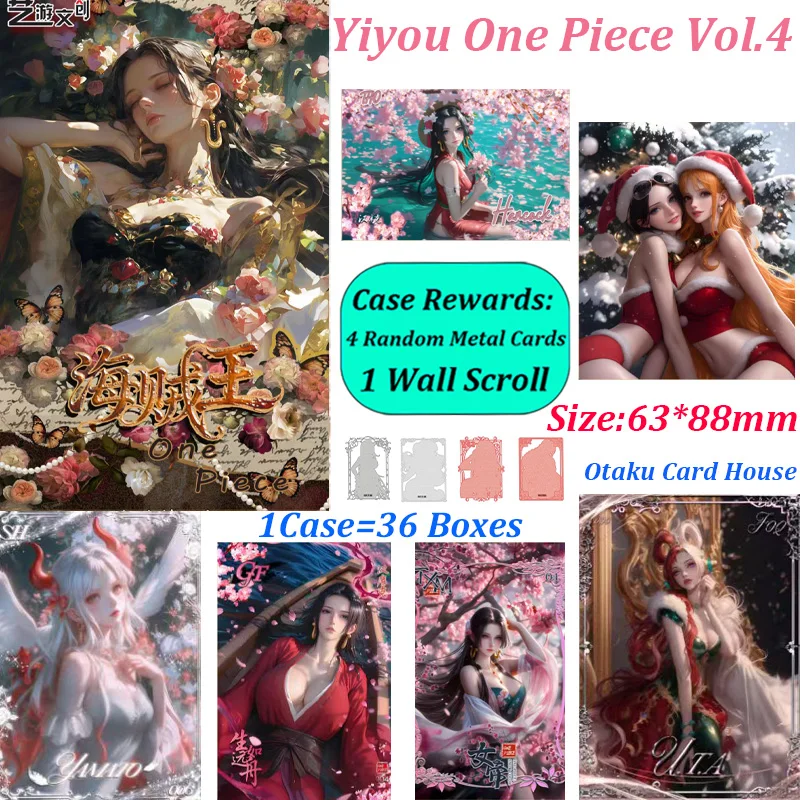 2026 New Yiyou One Piece 4th Booster Box Anime Collectible Cards Release Full Case Wholesale 36 Boxes