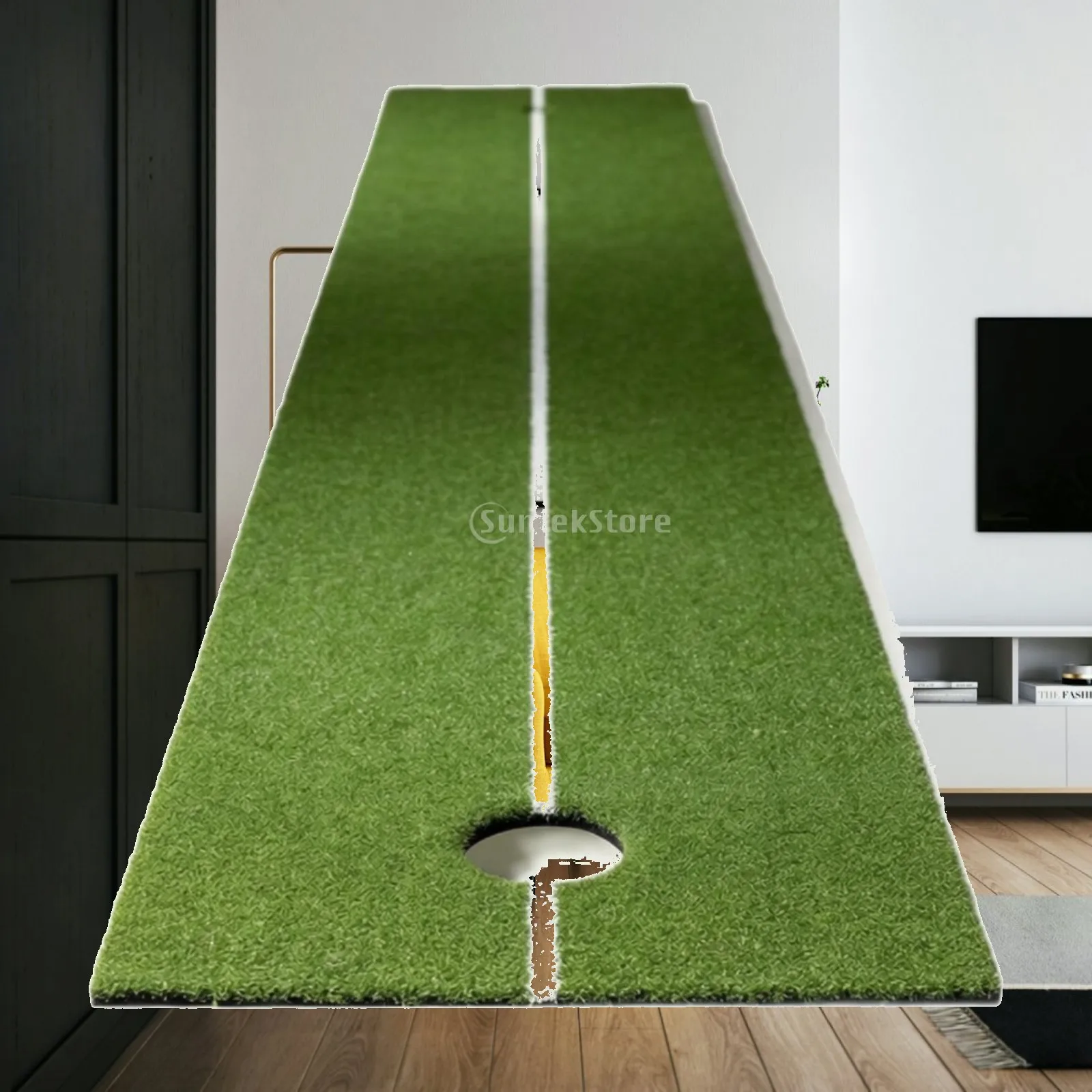 compact-golf-putting-mat-for-office-indoor-practice-with-durable-pp-grass-and-alignment-aid