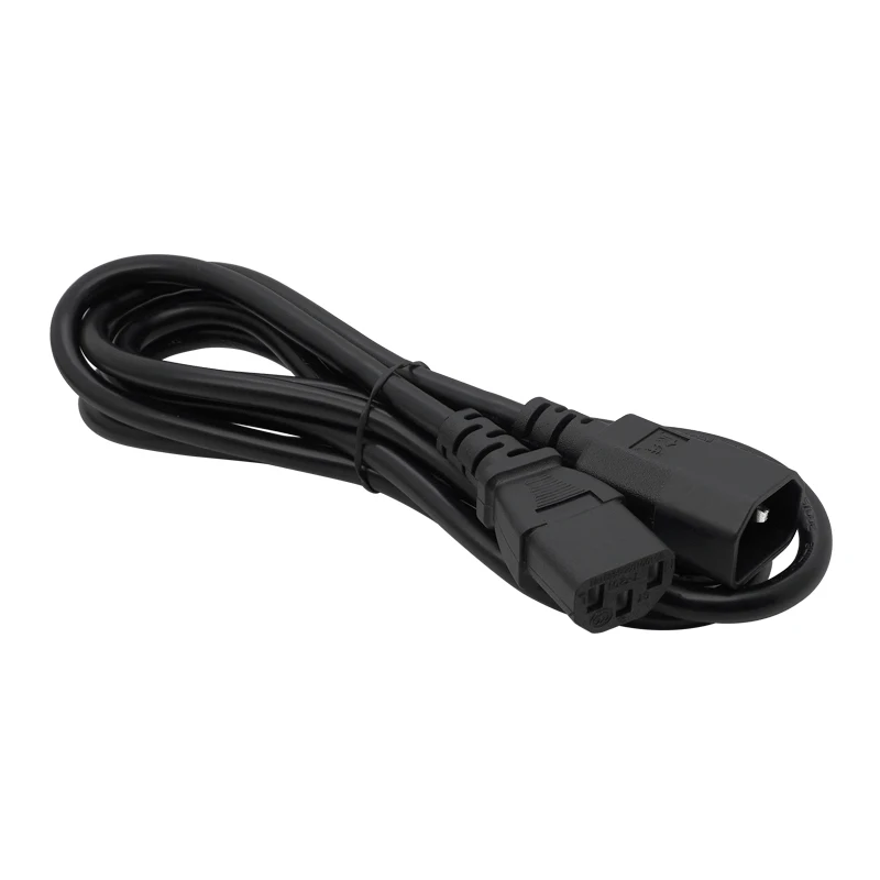 Cable de extensión IEC C14 C13, Cable de alimentación de 3m, 5m, UPS, IEC 320 C13, 0,2 m, 5M, para Monitor de ordenador, PC, DMX, DJ, luz de