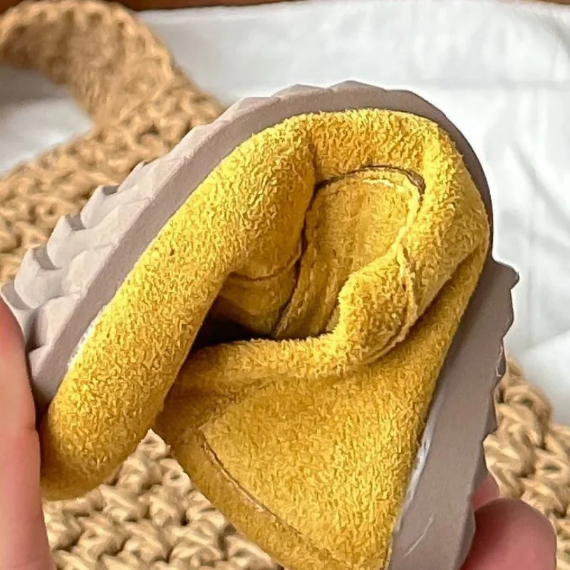 الكلب التطريز بنين بنات المتسكعون الجلد المدبوغ بولي Leather الجلود الانزلاق على الاطفال أحذية مسطحة لينة أسفل المضادة للانزلاق الأطفال حذاء كاجوال