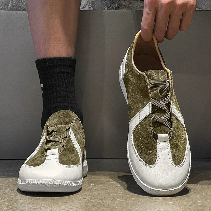 

Мужские летние дышащие мягкие боты в стиле ретро в стиле пэчворк Dequn oes, модные женские повседневные универсальные ботинки Agan oes