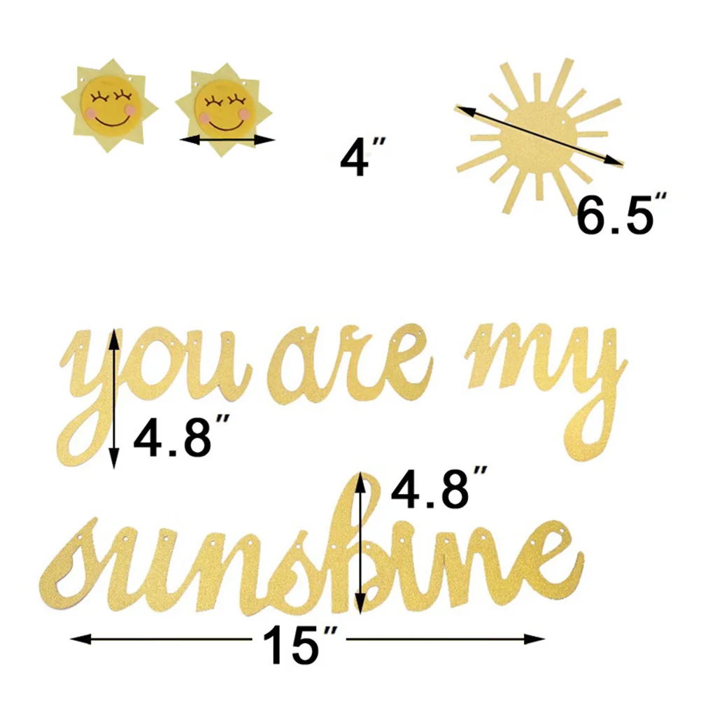 

1pc Birthday Decoration Banner for Baby Shower Party Supplies 1st Hanging Paper Bunting Kids Room Nursery Photo Backdrop