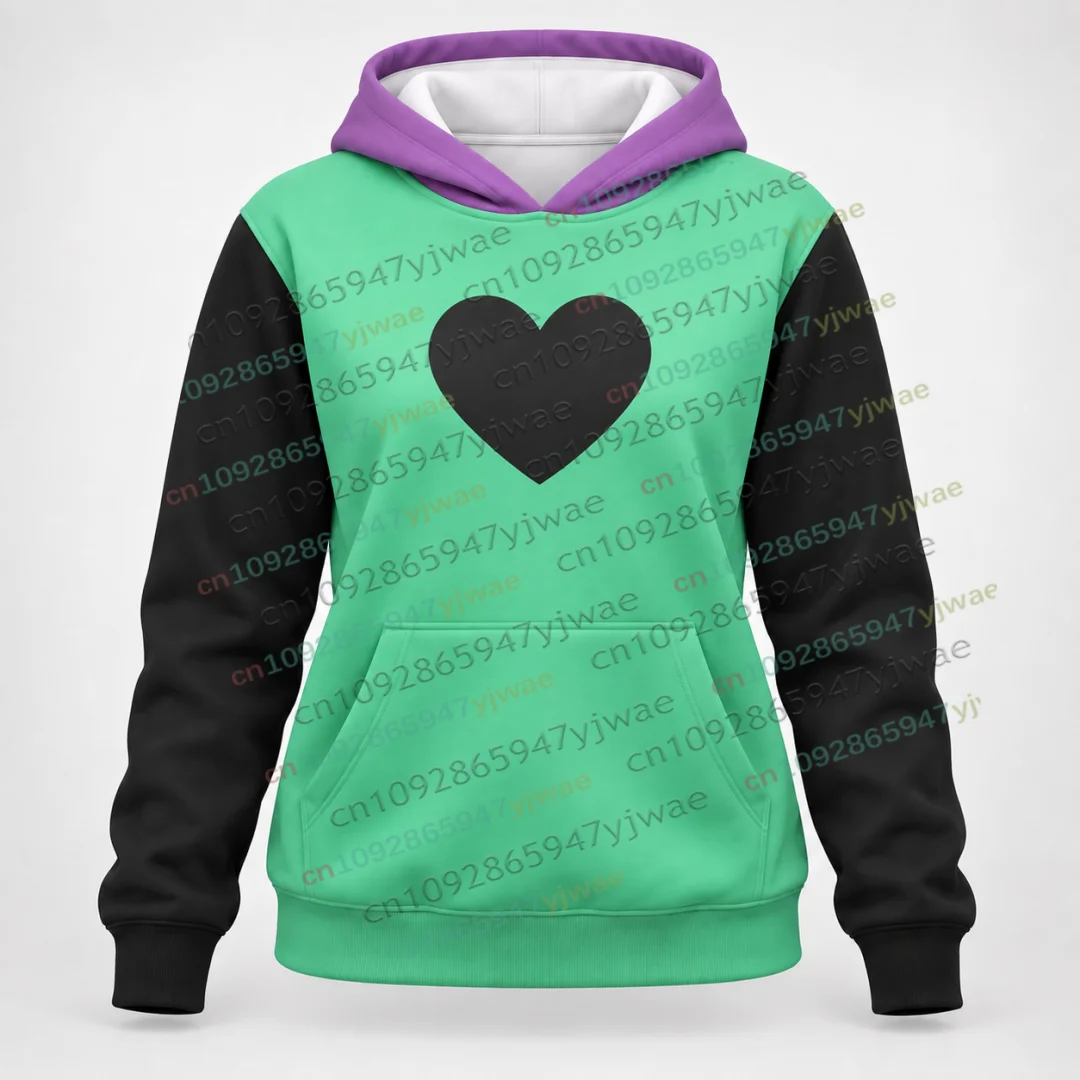 Game Deltarune Kris Cosplay Hoodie Unisex Streetwear Winter Langarm Casual Kapuzenpullover 3D-Druck Pullover Herren Damen Top – Detail 8