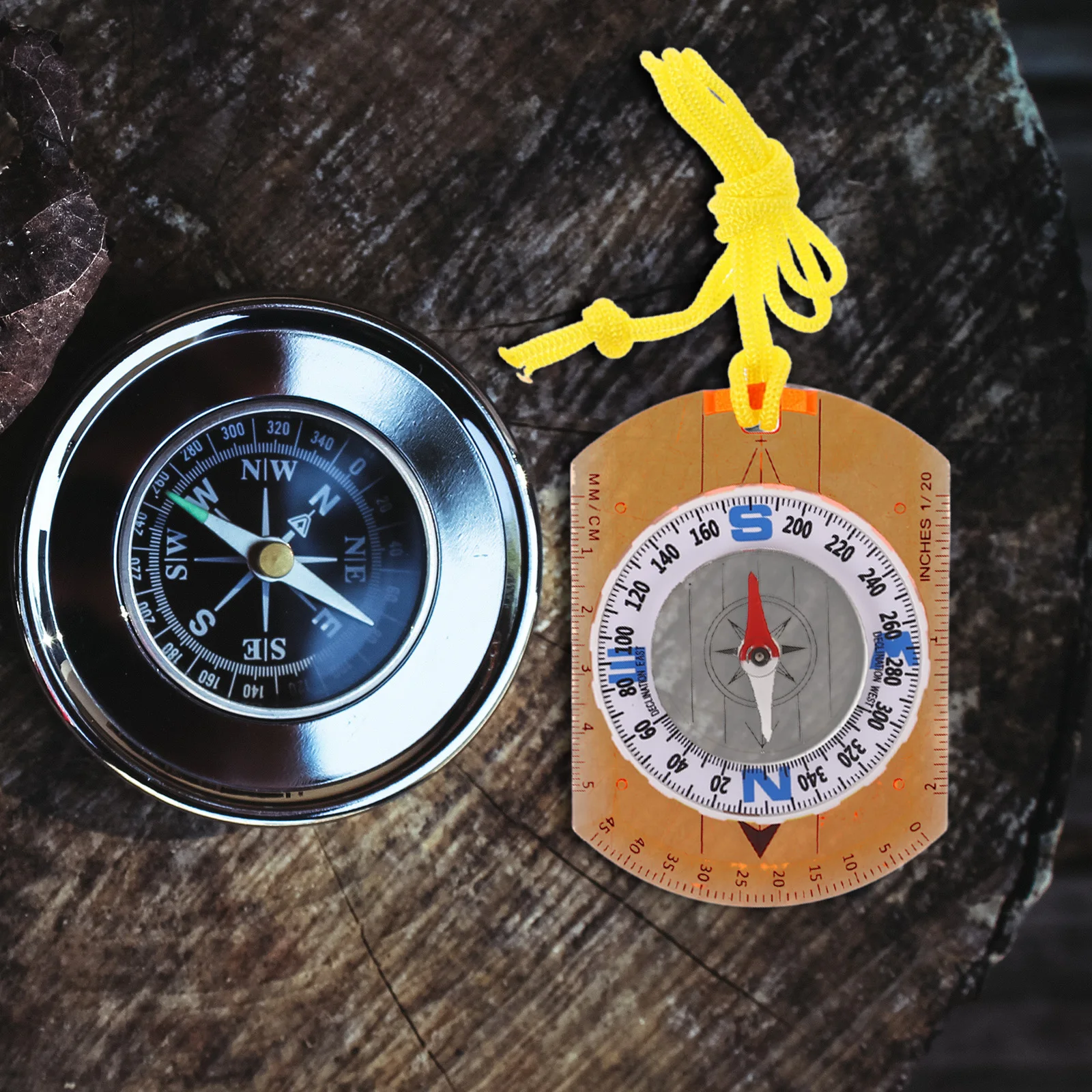 

Compass Expedition Navigation Hiking Scale Tool Acrylic Backpacking