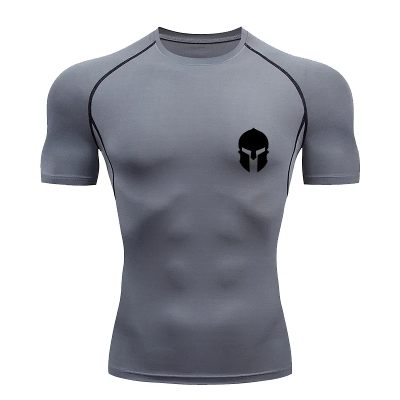 Quick Dry Compression Shirt Men Gym Running and Jogging T-Shirt Fitness Cycling Jersey Rashguard Jiu Jitsu T-Shirt Summer S-3XL