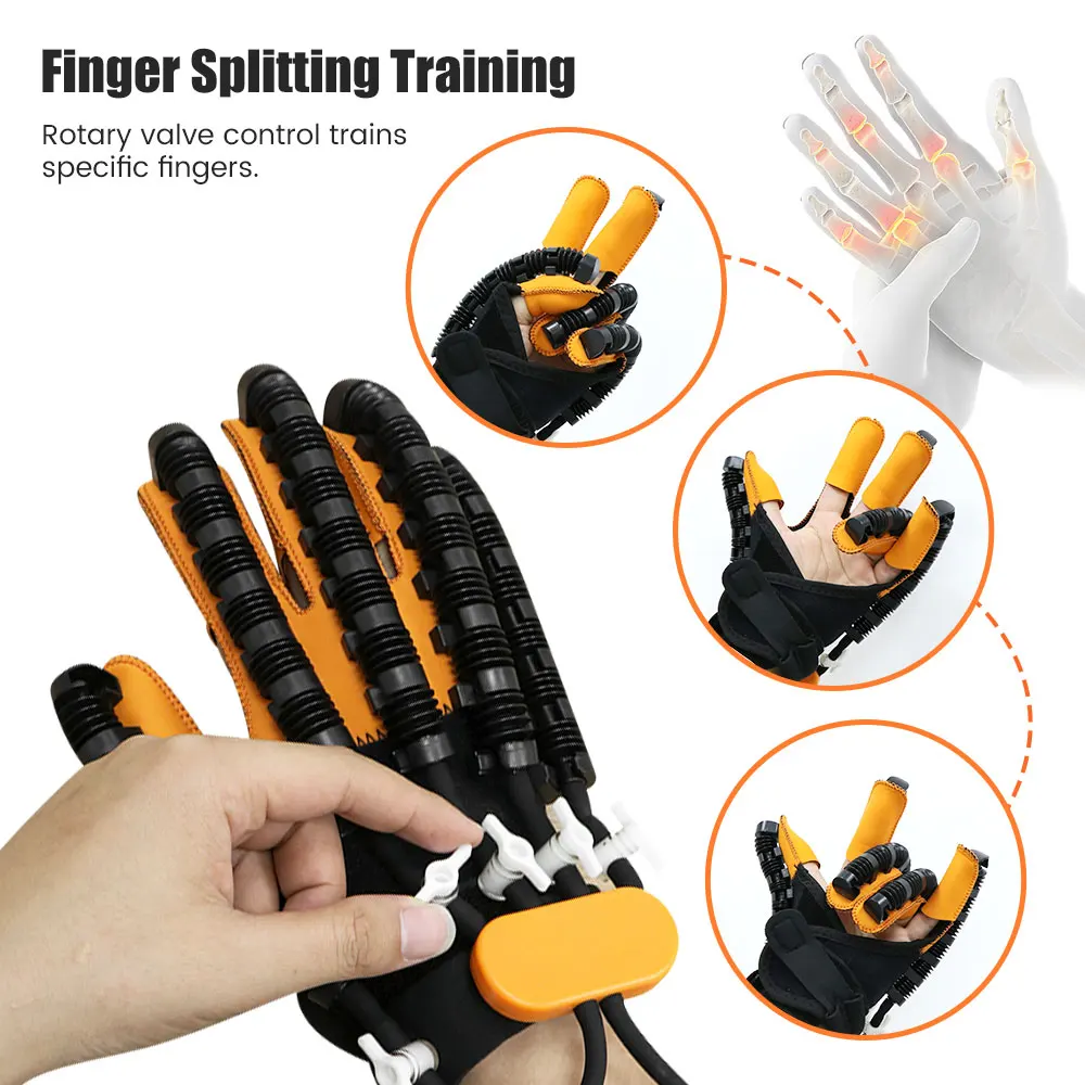 

Left Right Only Glove Accessories Use For Rehabilitation Robot Gloves Hand Training Massage Surgery Recovery Finger Exerciser