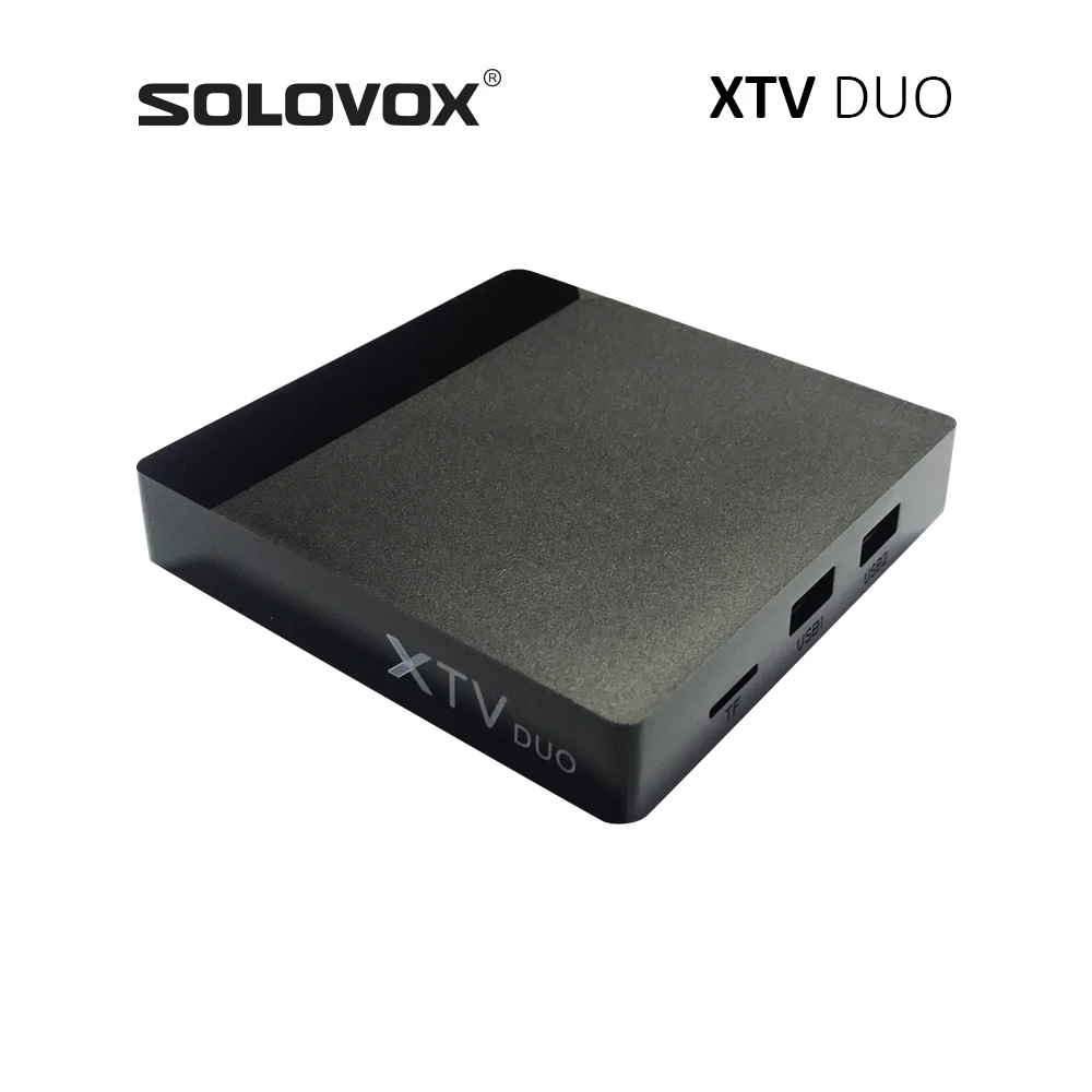 SOLOVOX XTV DUO Android 11 Xtreamcodes استقبال Stalker Live TV BOX 2G 16G S905W2 4K AV1 مشغل الوسائط XTVDuo وحدة فك ترميز البث