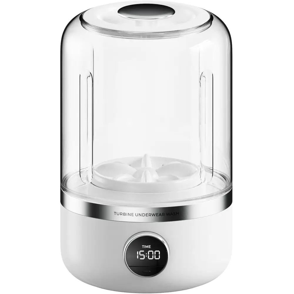 

Миниатюрная портативная стиральная машина объемом 1,2 л для нижнего белья, носков, полотенец — идеально подходит для квартир, отелей, путешествий.