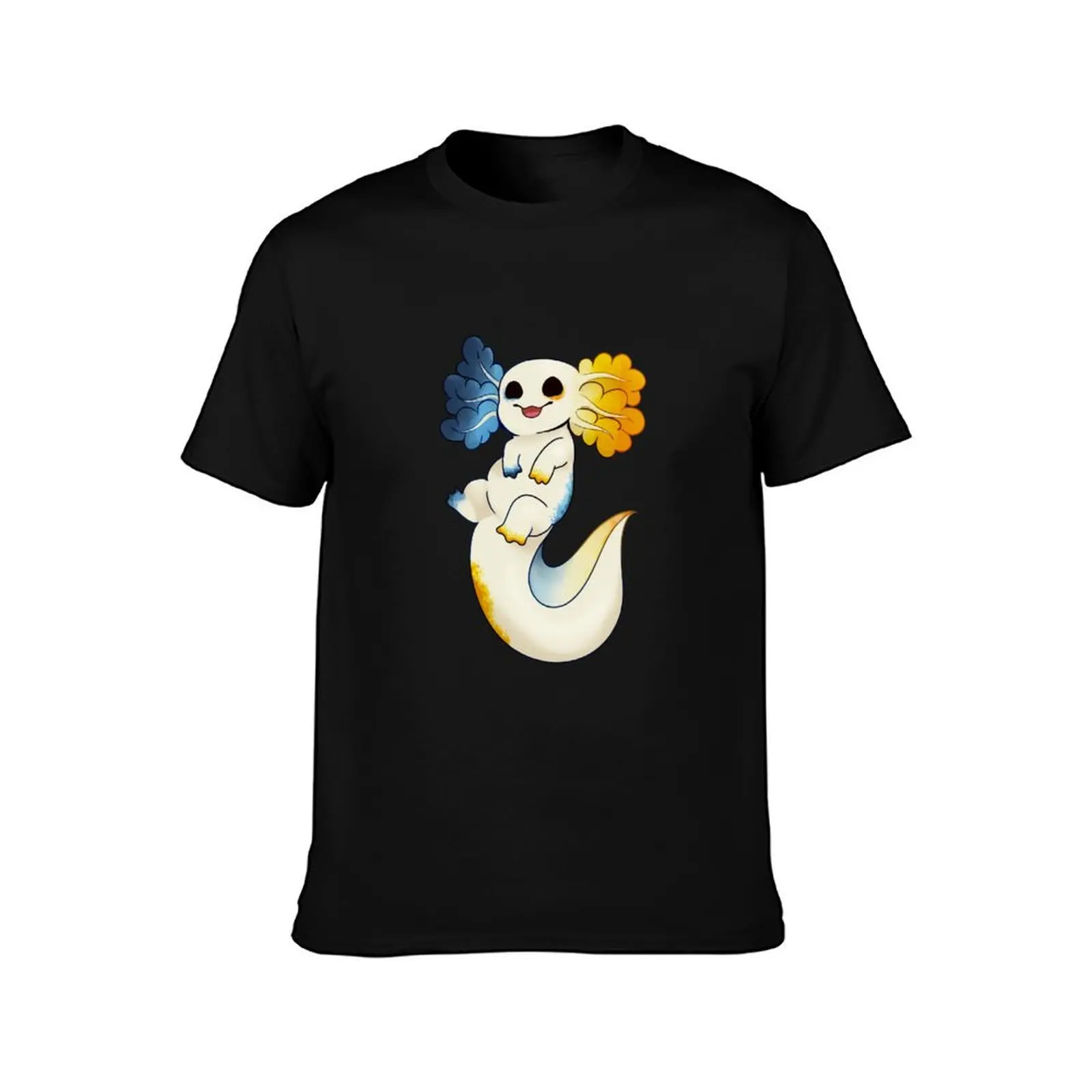Pride Axolotl - AroAce T-Shirt mens graphic t shirts T-Shirt
