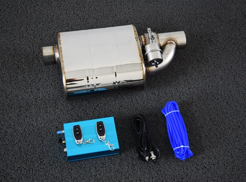 Car modification exhaust valve drum remote control variable built-in vacuum single inlet and single outlet pneumatic valve drum