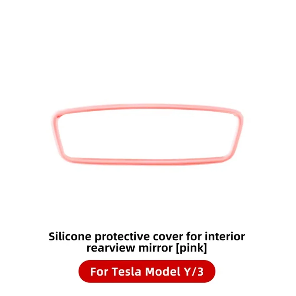 Für Tesla Modell Y Rückspiegel Schutz Rahmen Silikon Rückspiegel Abdeckung Hülse Tesla Nicht-Slip Dekoration Zubehör – Detail 8