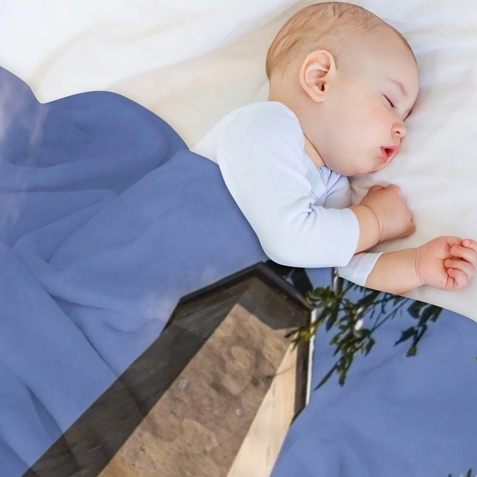 منارة بالدي القديمة 2 رمي بطانية سرير ناعمة مزخرفة بوزن بطانيات كبيرة #5