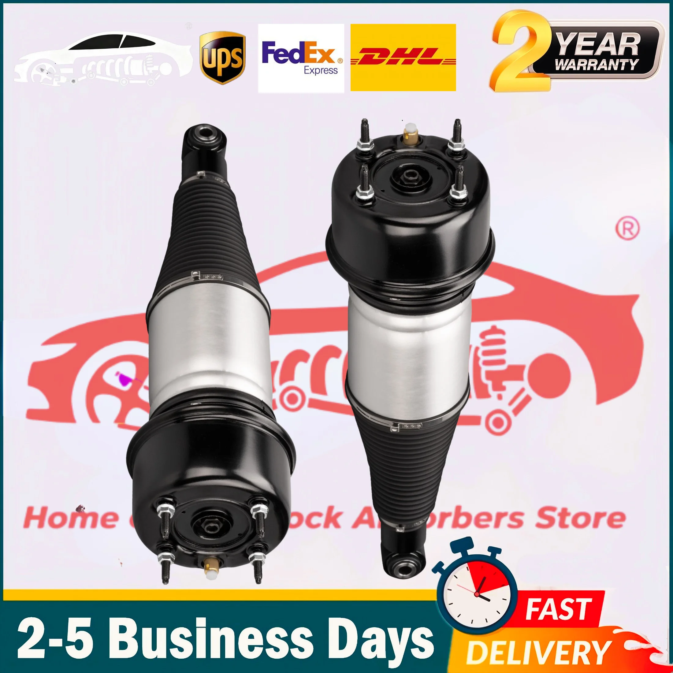 Par de Amortiguadores de Suspensión Neumática Traseros Izquierdo y Derecho para Jaguar XJ8 XJL X350 X358 Super V8 XJ XJR Vanden Plas 2004-2010 C2C41343