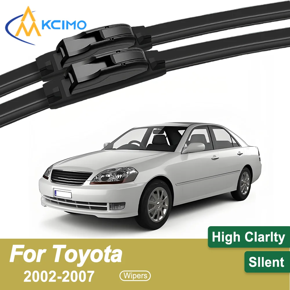 

2-Pack Superior Wiper Blades for Toyota Mark II Blit X110 2002-2007 All-Season Durable Quiet Wiping Uninterrupted Visibility