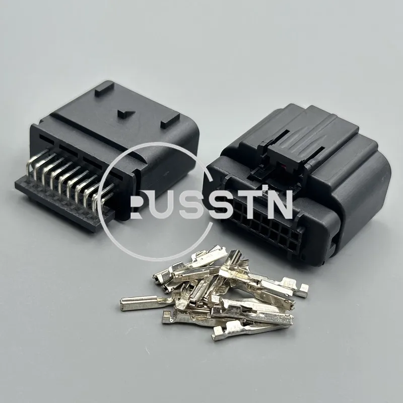 1 Set 18 Pin ECU Socket AC Assembly Auto Air Flow Meter Plug ACC Cruise Connector For Car Land Rover Ford Range Rover 1488533-5