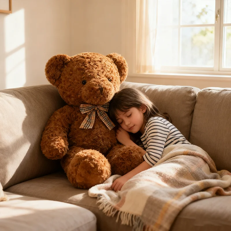 

40cm Cute Teddy Bears Stuffed Plush Doll Bear Animal Comfort Soft Plush Toys Valentine's Day Home Decor Party Kids Birthday Gift